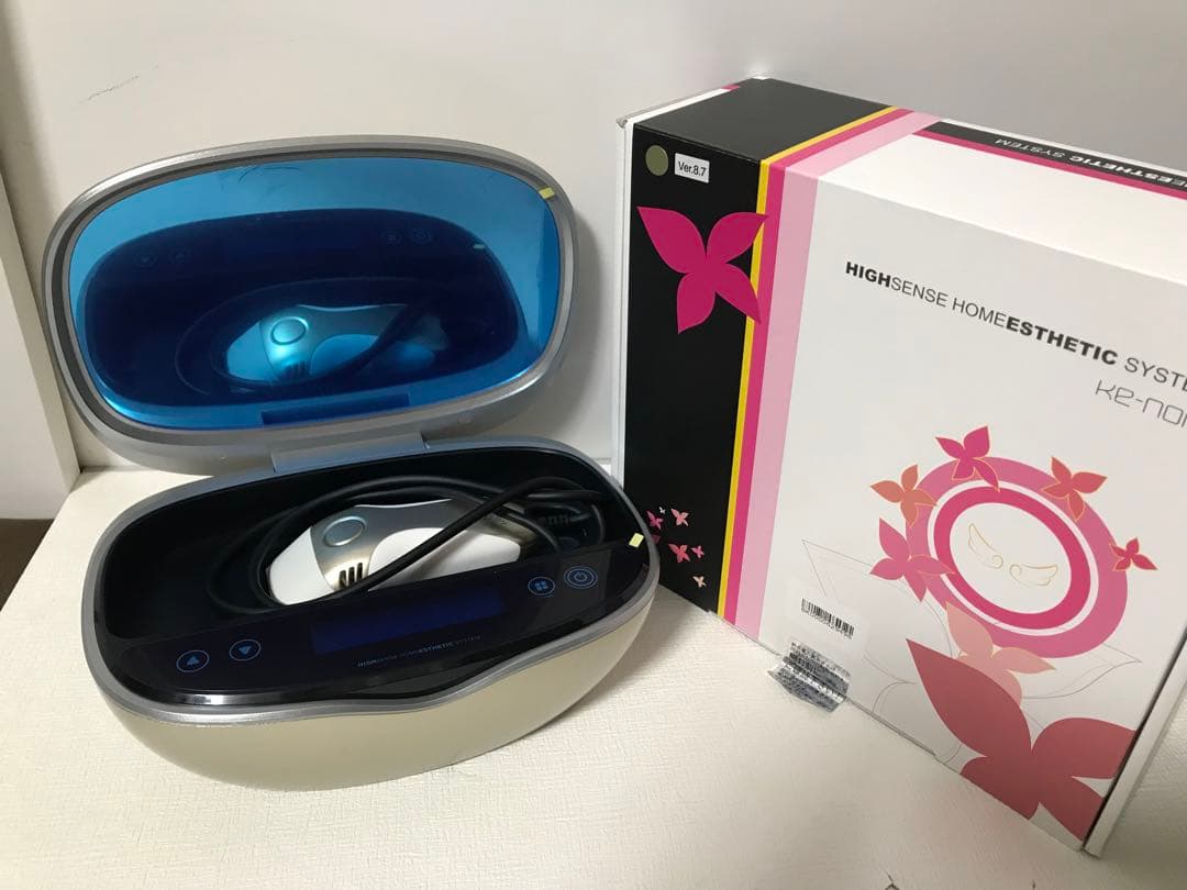 最新版／付属品全付】脱毛器 ケノン Ver8.7 シャンパンゴールド