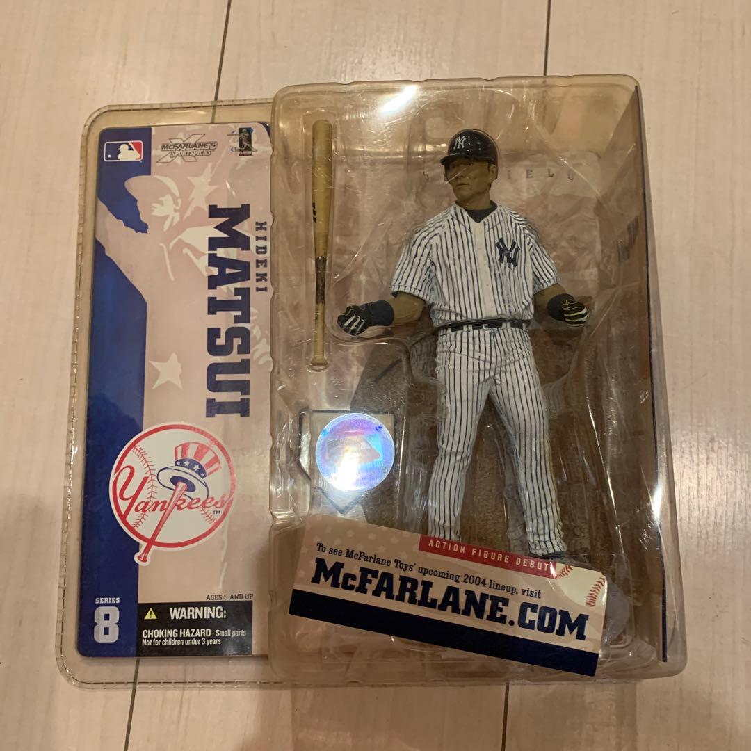 松井秀喜　ヤンキース　ピンストライプフィギュア