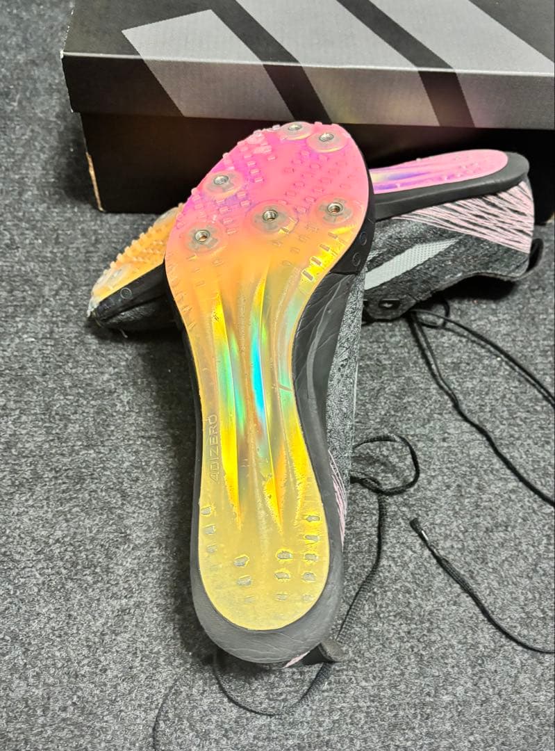 アディゼロ プライム sp3 ブラック【26.5cm】prime sp3