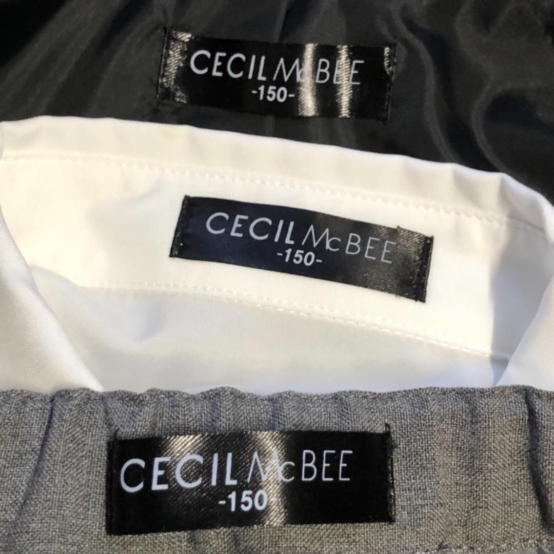 新品　卒服　セシルマクビー　フォーマル3点セット150 卒園入学式♡匿名配送♡