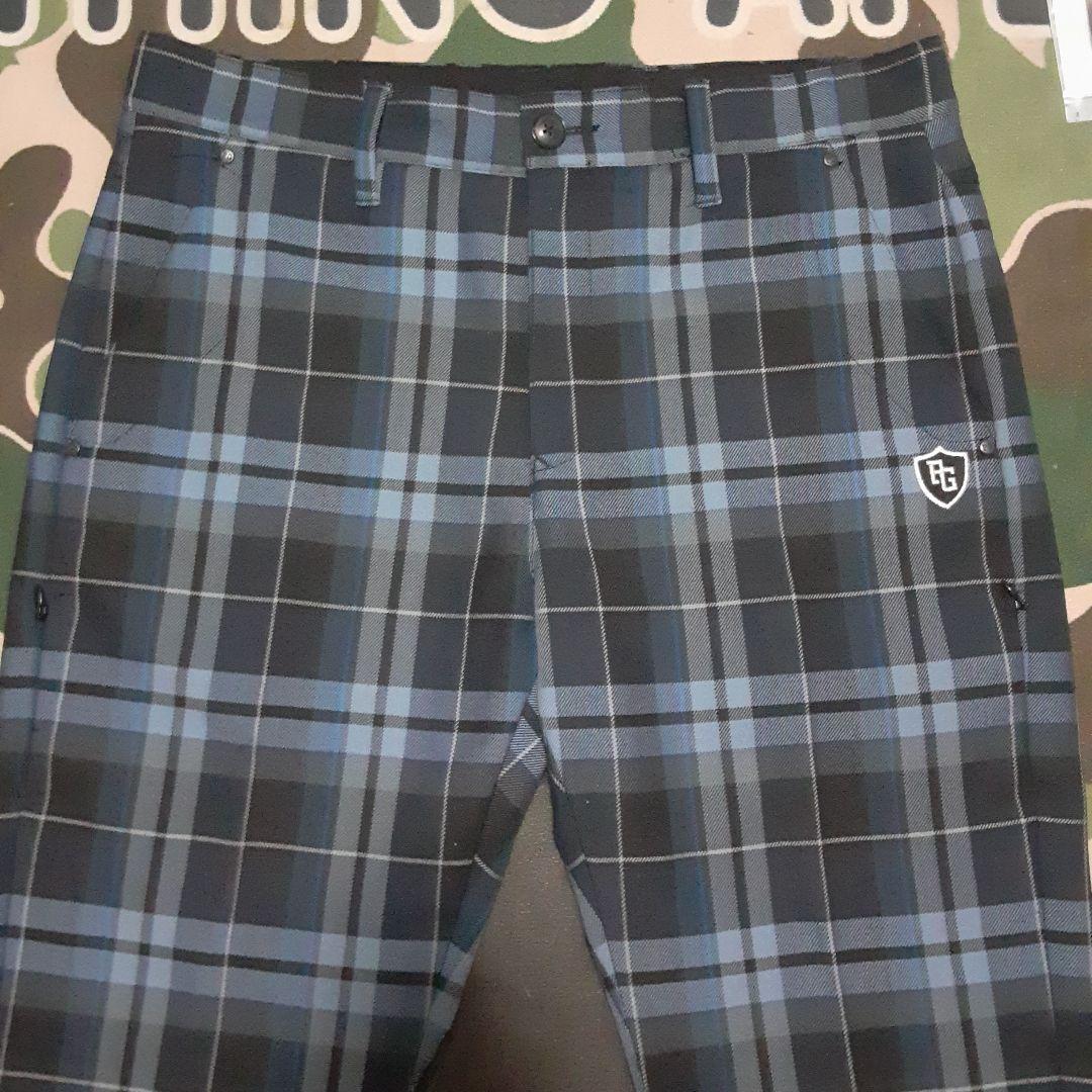 PEARLYGATES パーリーゲイツ　ウールチェックパンツ