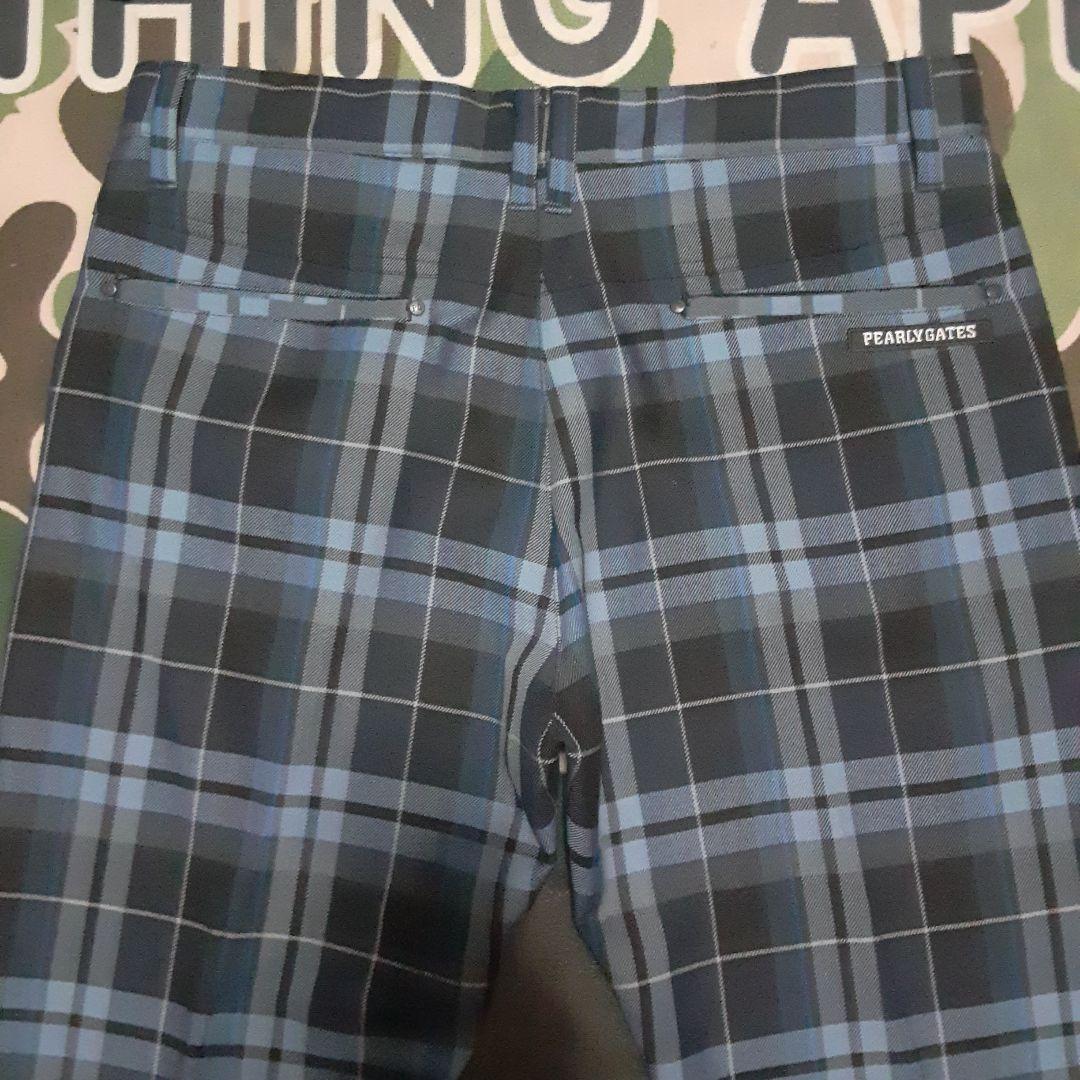 PEARLYGATES パーリーゲイツ　ウールチェックパンツ