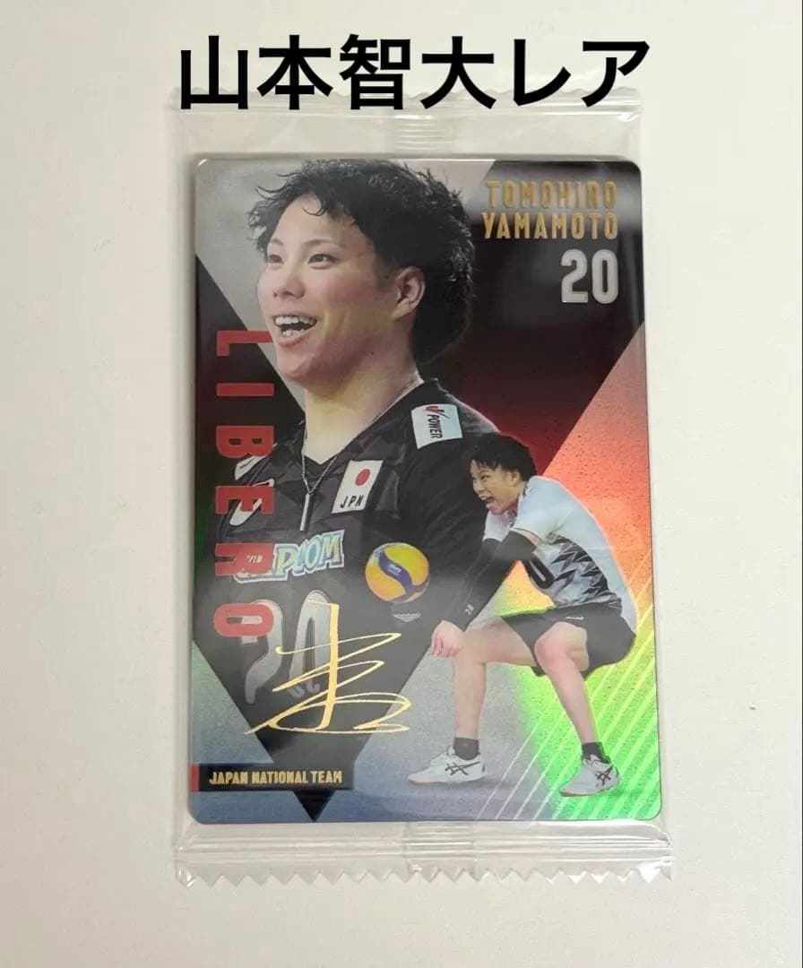 まとめ買い割引あり！】バレーボール男子日本代表ウエハース 山本智大