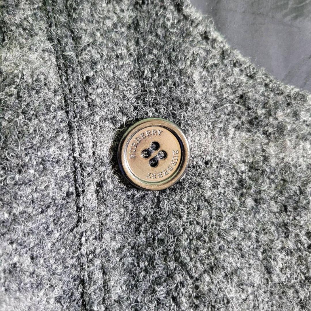 希少美品☆バーバリー　大きいサイズ　アルパカ　ウール　ワンピース　ジレ　チェック