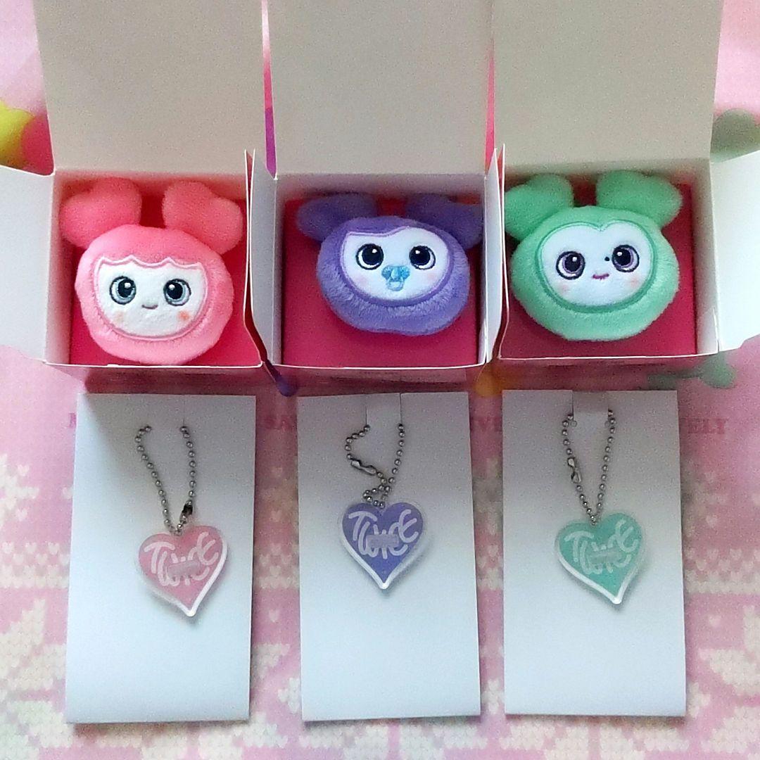 TWICE〜ミナ サナ モモ ぬいぐるみリング THIS IS FOR - メルカリ