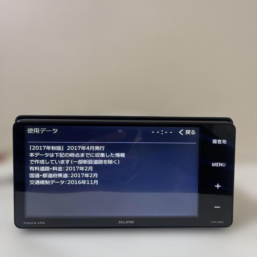 エクリプスナビゲーション AVN-R8W 非常に良い地図 2017
