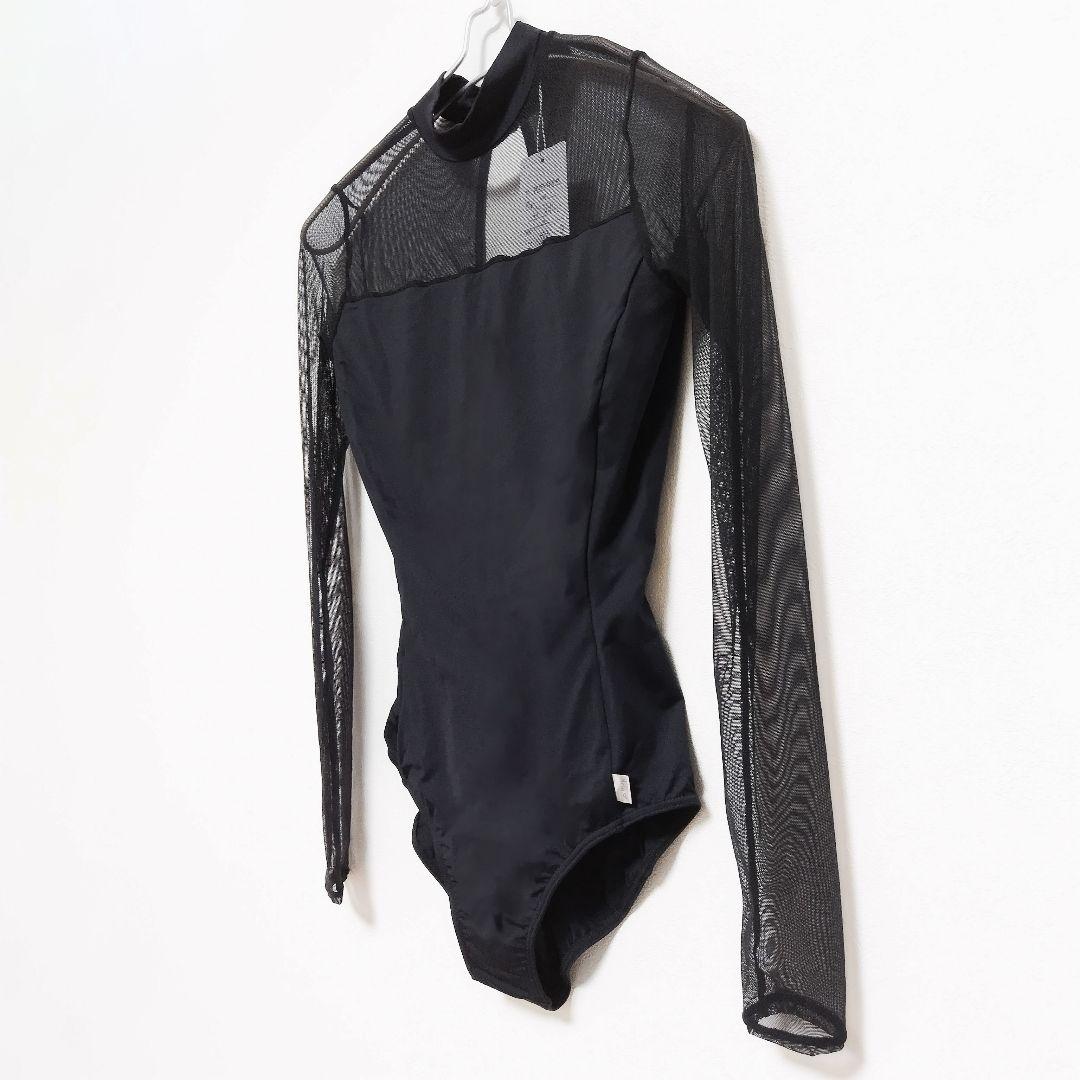 フリード Nela ハイネックレオタード 黒 長袖＊ バレエ ダンス チャコット