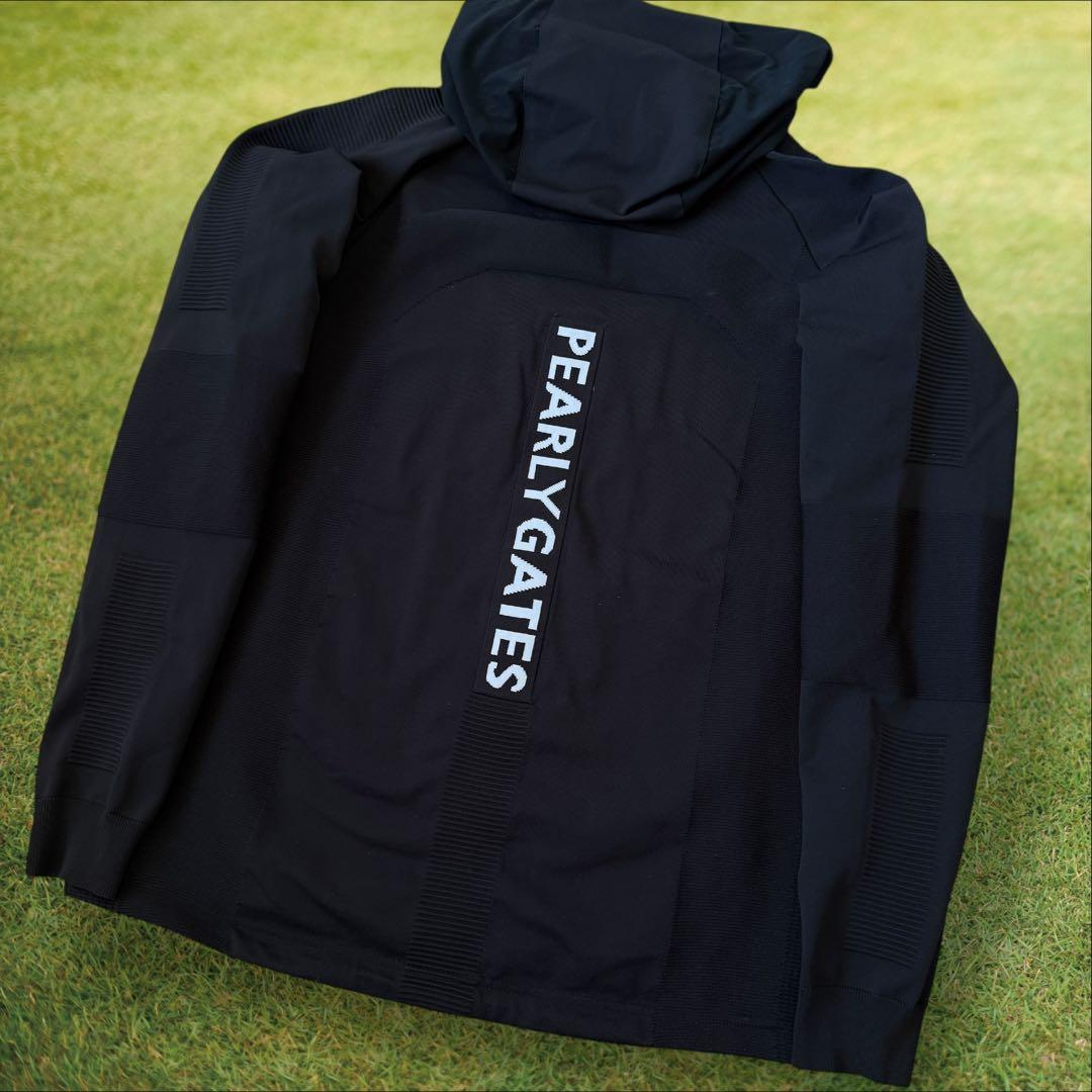 パーリーゲイツ　ジャケット　ブルゾン　黒　L〜XL相当　ジャージ　ブラック　5