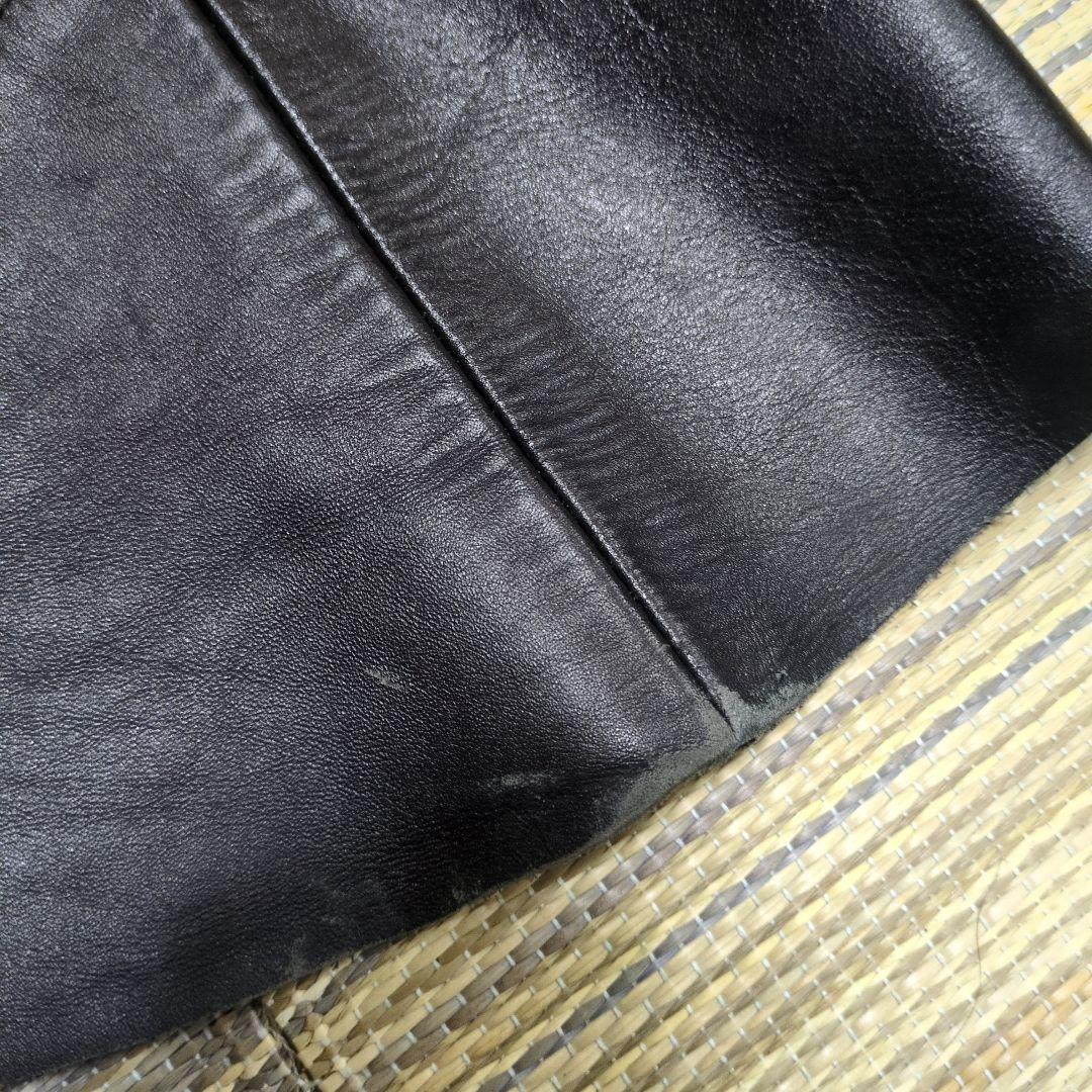 KADOYA ブラック レザー チャップス