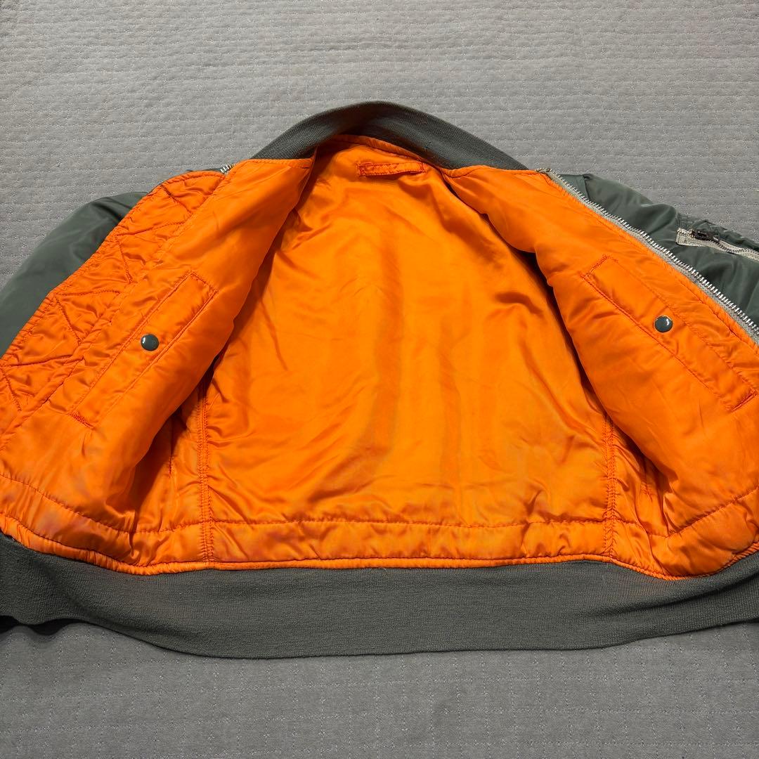 90s MA-1 ALPHA フライトJKT MIL-J-82790E USA製