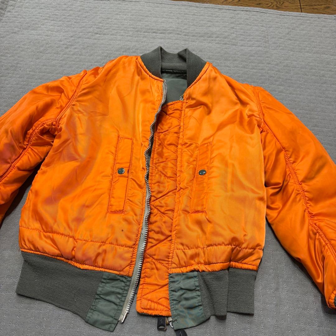 90s MA-1 ALPHA フライトJKT MIL-J-82790E USA製