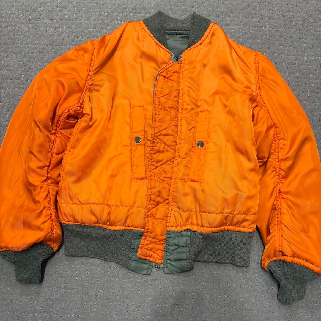 90s MA-1 ALPHA フライトJKT MIL-J-82790E USA製