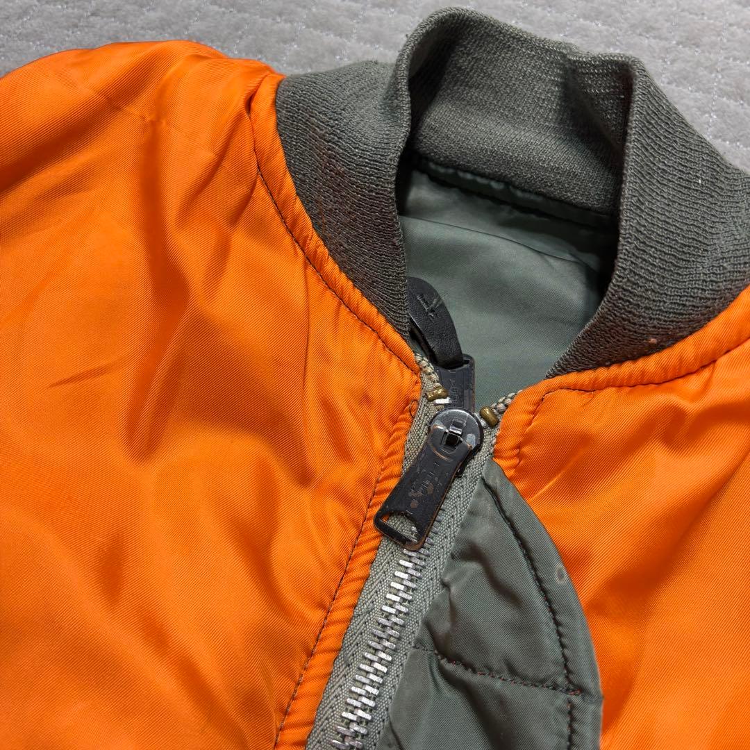 90s MA-1 ALPHA フライトJKT MIL-J-82790E USA製