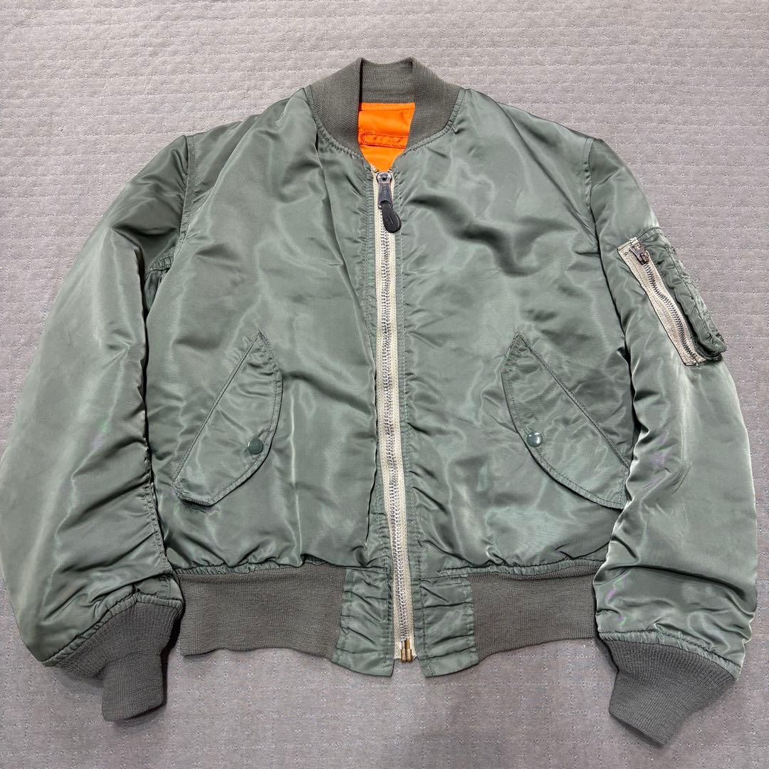 90s MA-1 ALPHA フライトJKT MIL-J-82790E USA製