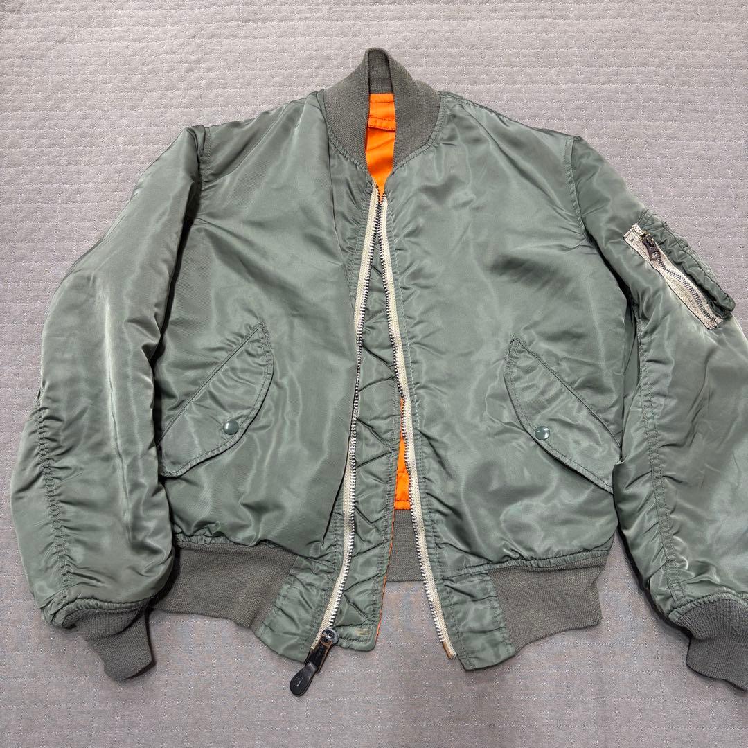 90s MA-1 ALPHA フライトJKT MIL-J-82790E USA製