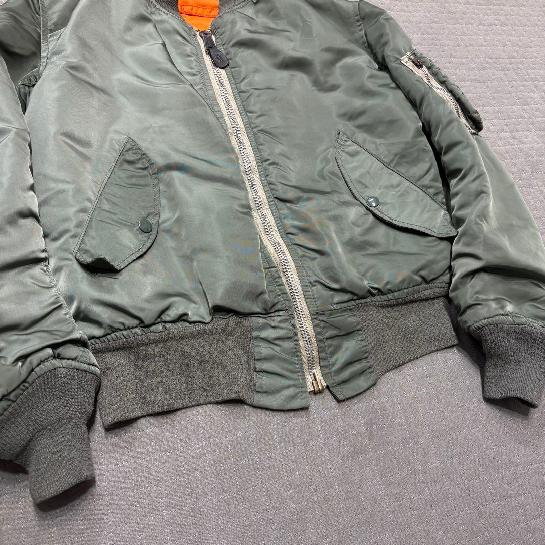 90s MA-1 ALPHA フライトJKT MIL-J-82790E USA製