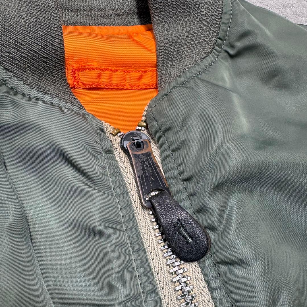 90s MA-1 ALPHA フライトJKT MIL-J-82790E USA製