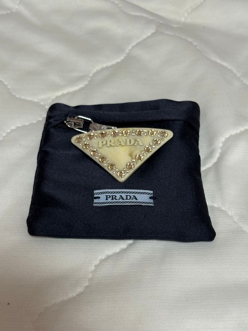 PRADA プラダ ヘアピン アイボリー PRADA プラダ プレックス ヘア