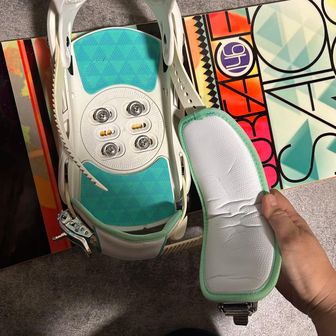 レディーススノーボード2点セット サロモン　146cm バインSM グラトリ