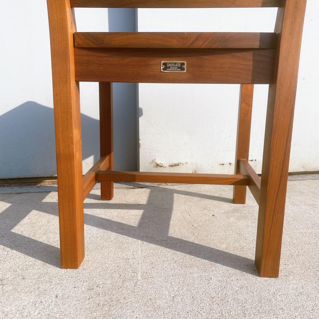 【美品】柏木工 DOLCI ドルチ 木製ダイニングチェア 無垢材 チェリー材
