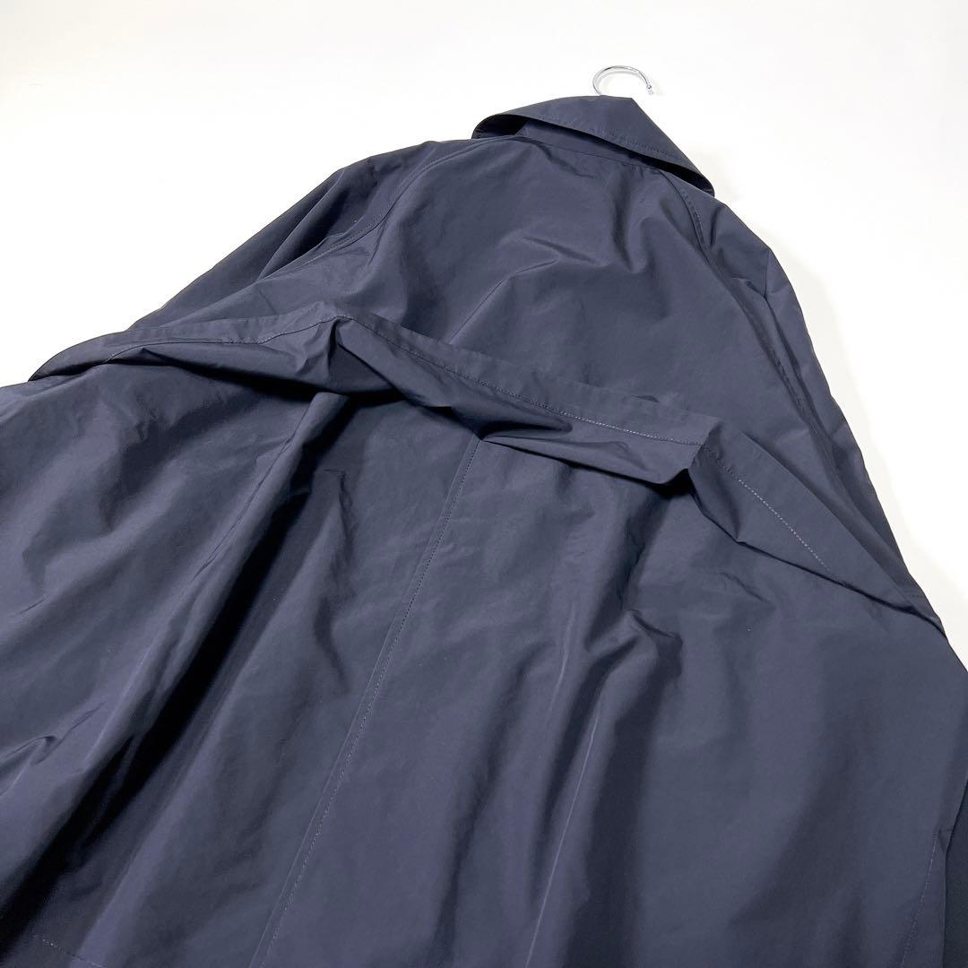 《美品》IENA イエナ Peポプリンオーバーショートコート ネイビー 38
