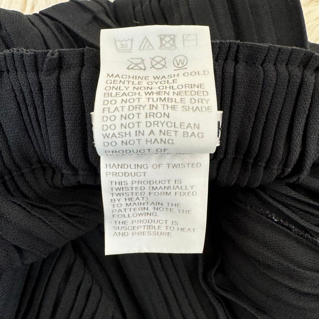 美品✨ISSEY MIYAKE プリーツ　ブラック　サルエルパンツ　サイズ2