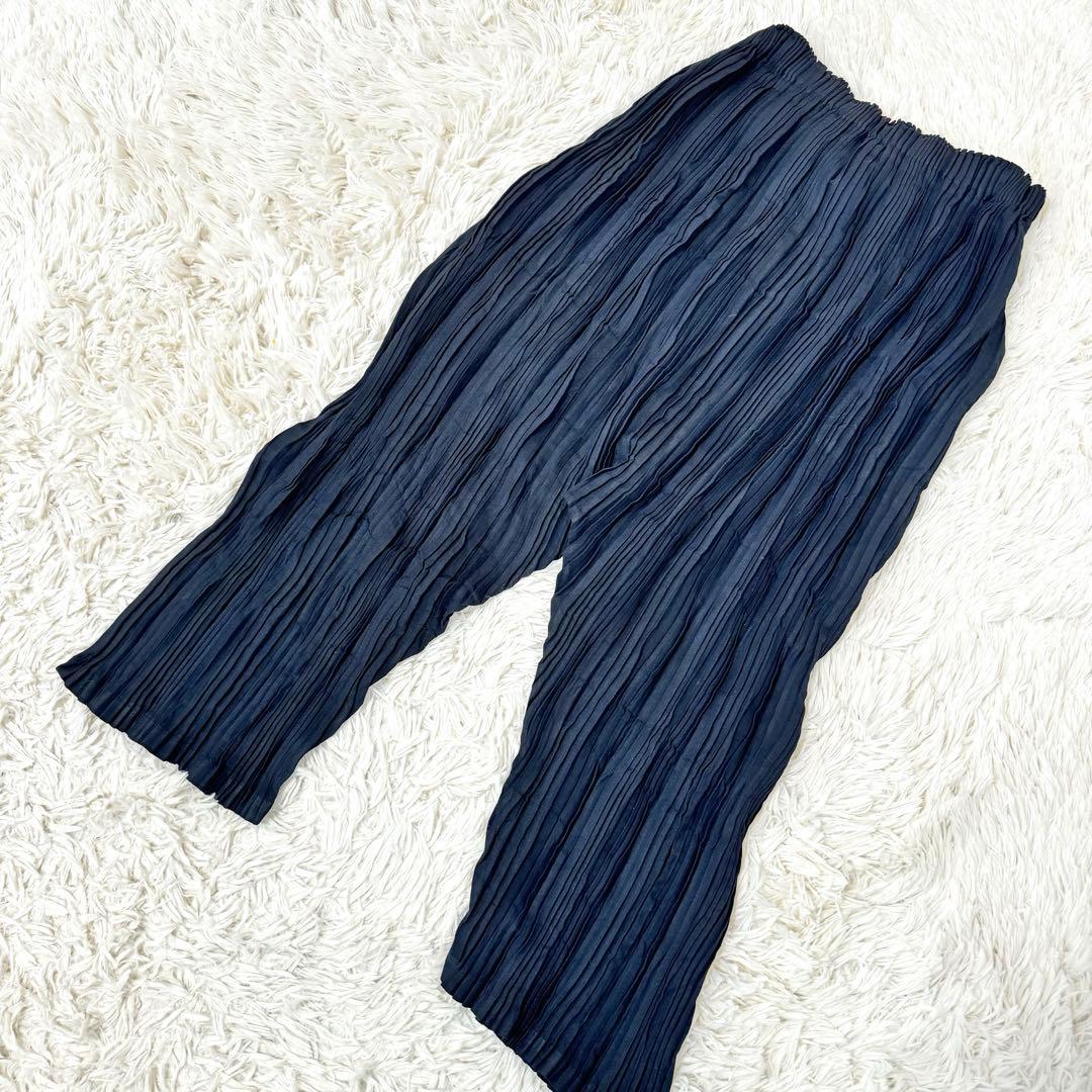 美品✨ISSEY MIYAKE プリーツ　ブラック　サルエルパンツ　サイズ2