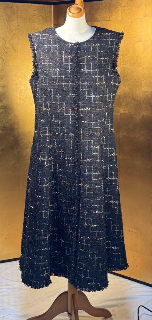 【Reneルネ】新品タグ付き定価176,000円フィット＆フレアマリアケント36