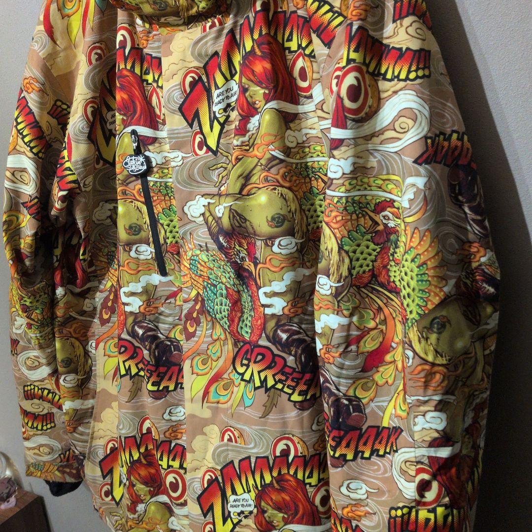 限定値下げ 早い者勝ち 雷神 ロッキンジェリービーン スノーボードウェア XL