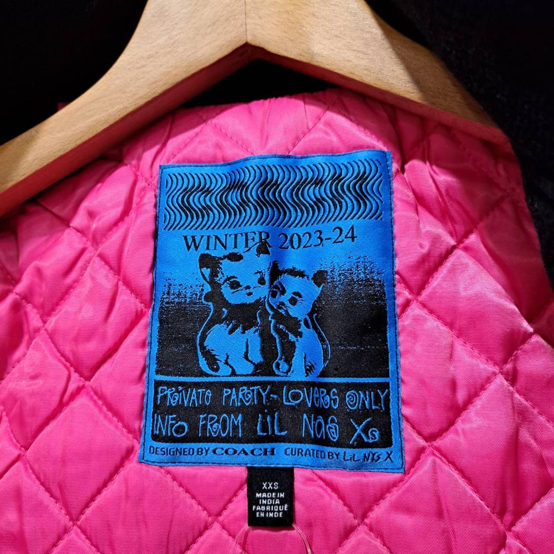 定価10万　LIL NAS X COACH ジャケット 袖レザー スタジャン