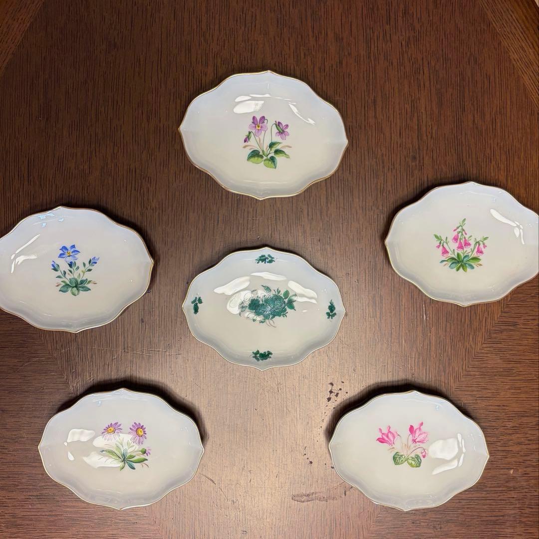 新品未使用】 6点セットアウガルテン ミニプレート 豆皿 小皿 - メルカリ