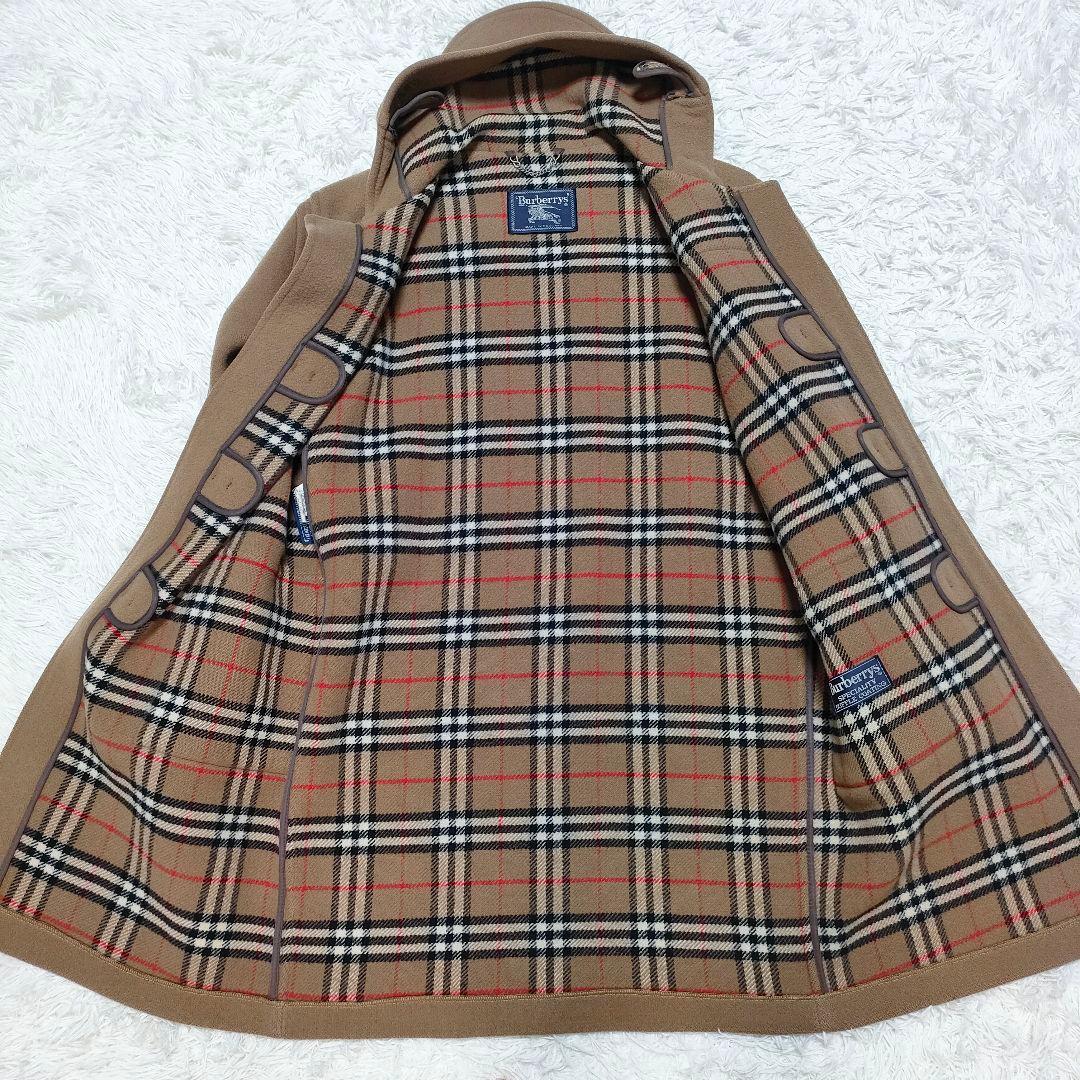 Burberrys バーバリーズ ダッフルコート フード ノバチェック メンズ