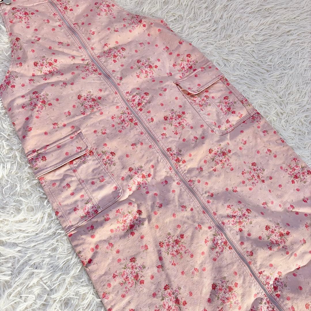 ピンクハウス サロペット ジャンパースカート オーバーオール 春 花柄