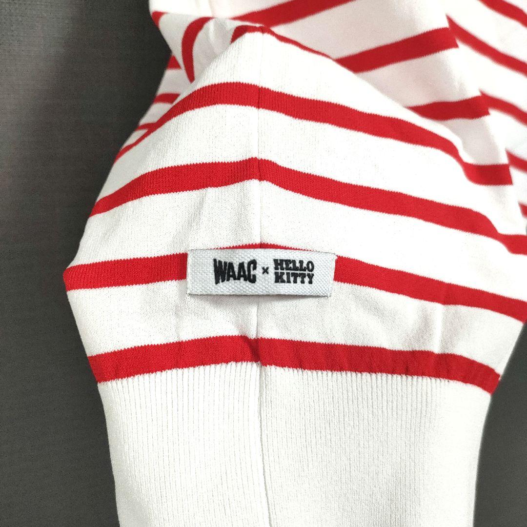 WAAC ワック ハローキティ コラボ ボーダー ニットベスト ゴルフウェア