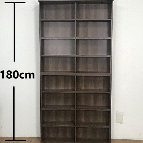 №6033【新品】組み合わせ上下書棚セット90 WNT☆