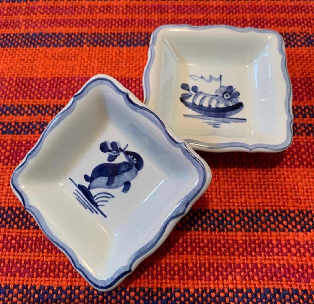 ビヨンヴィンブラッド レアな箱入りビンテージの豆皿4枚セット