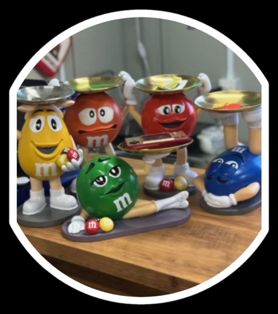 m&m´s エムアンドエムズ ディスプレイ 5体セット フィギュア 置物
