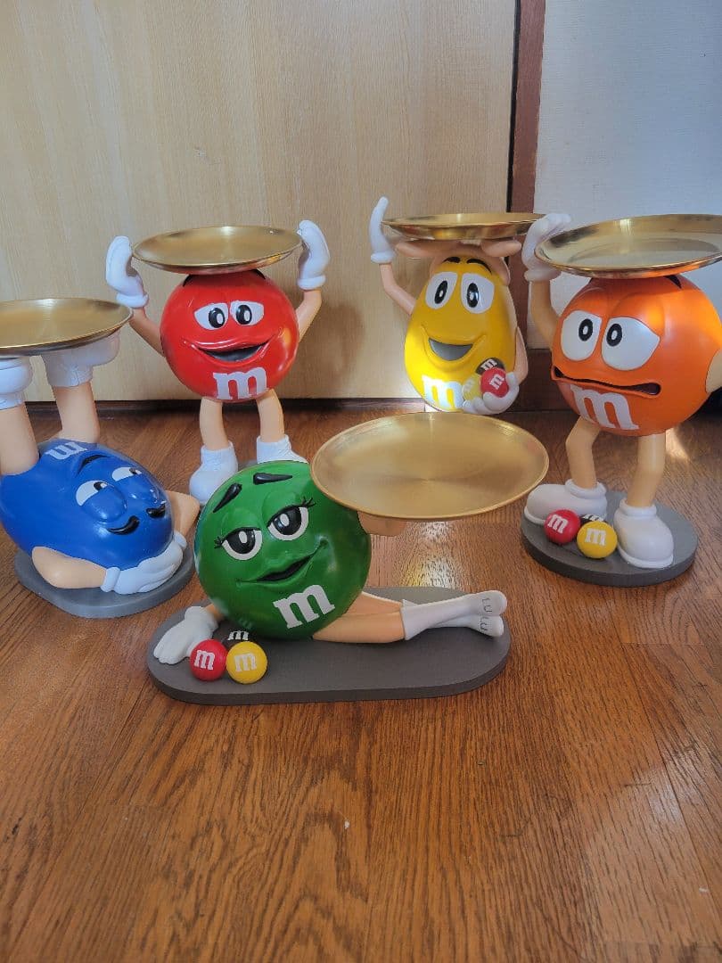 m&m´s エムアンドエムズ ディスプレイ 5体セット フィギュア 置物