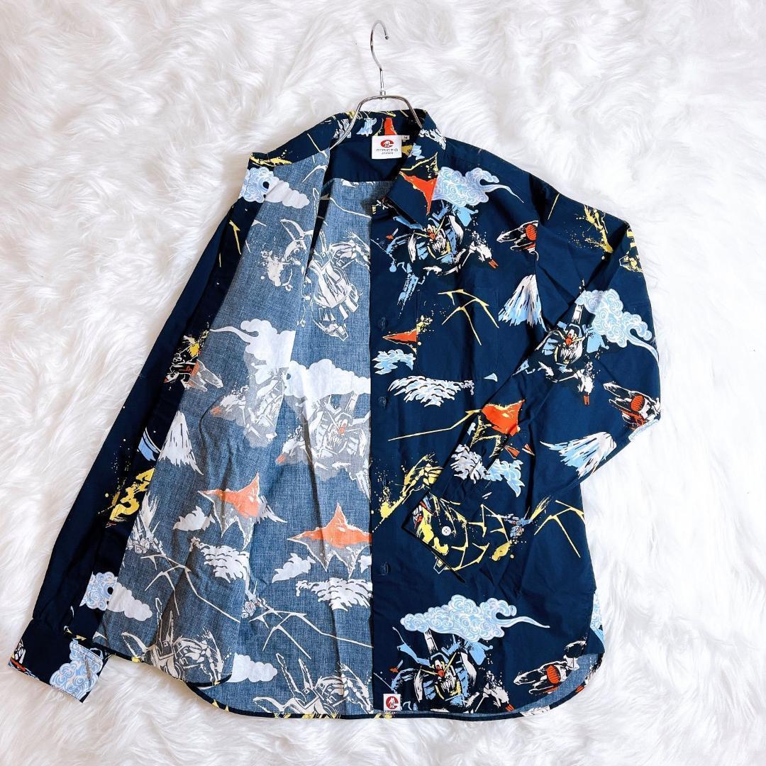 完売品　極稀少　STRICT-G　機動戦士Ｚガンダム　総柄シャツ 決戦 ジ・O柄