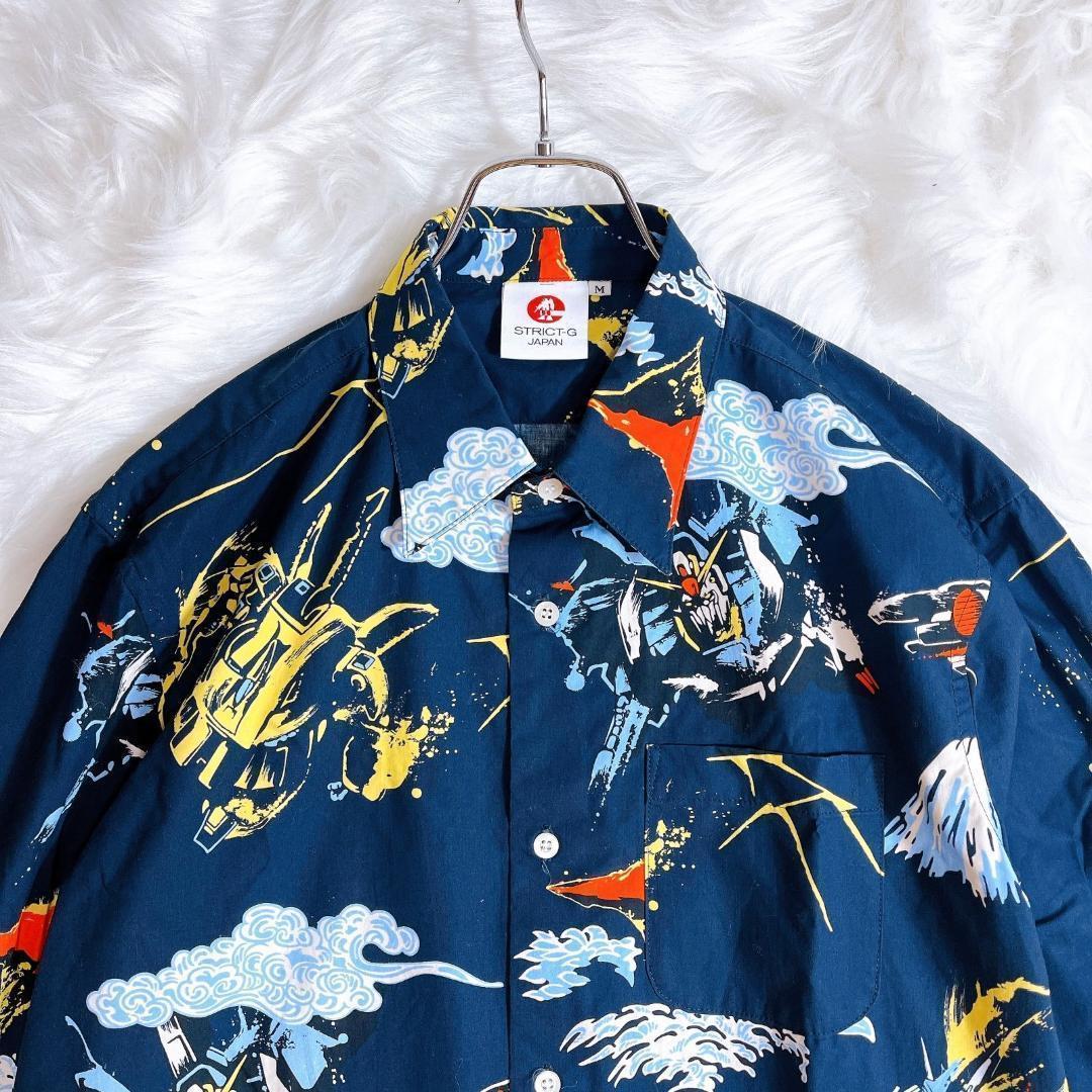 完売品　極稀少　STRICT-G　機動戦士Ｚガンダム　総柄シャツ 決戦 ジ・O柄