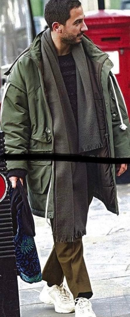 メゾンマルジェラ パテッドモッズコートcomoli ダウン