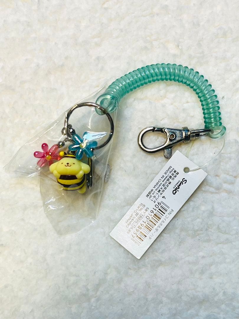 激レア‼︎ サンリオ　2002 ポムポムプリン コイルホルダー　ハチ