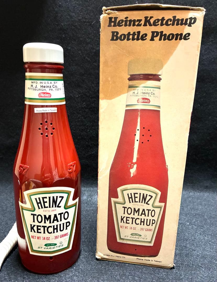 ハインツ　HEINZ ケチャップボトル　電話機　アドバタイジング ビンテージ