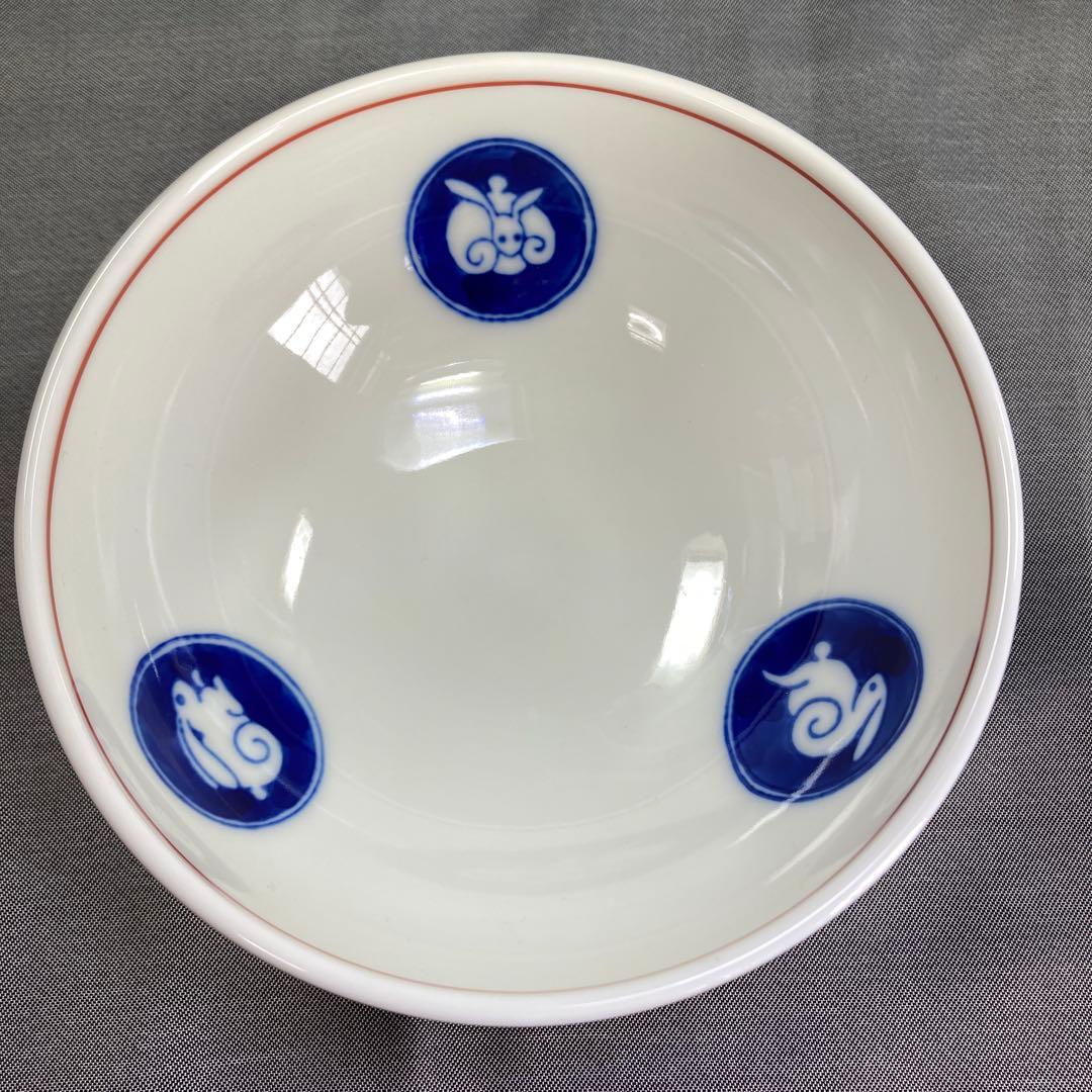 深川製磁 月見うさぎ 大皿 平小鉢 浅丼 人気 希少 盛皿 小鉢 取り皿 丼