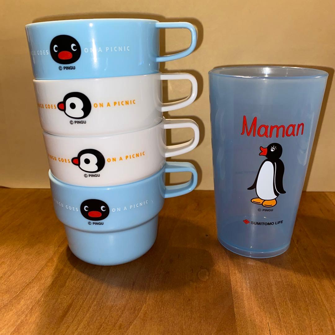 ピングー コップ5個セット ミスタードーナツの景品 - メルカリ