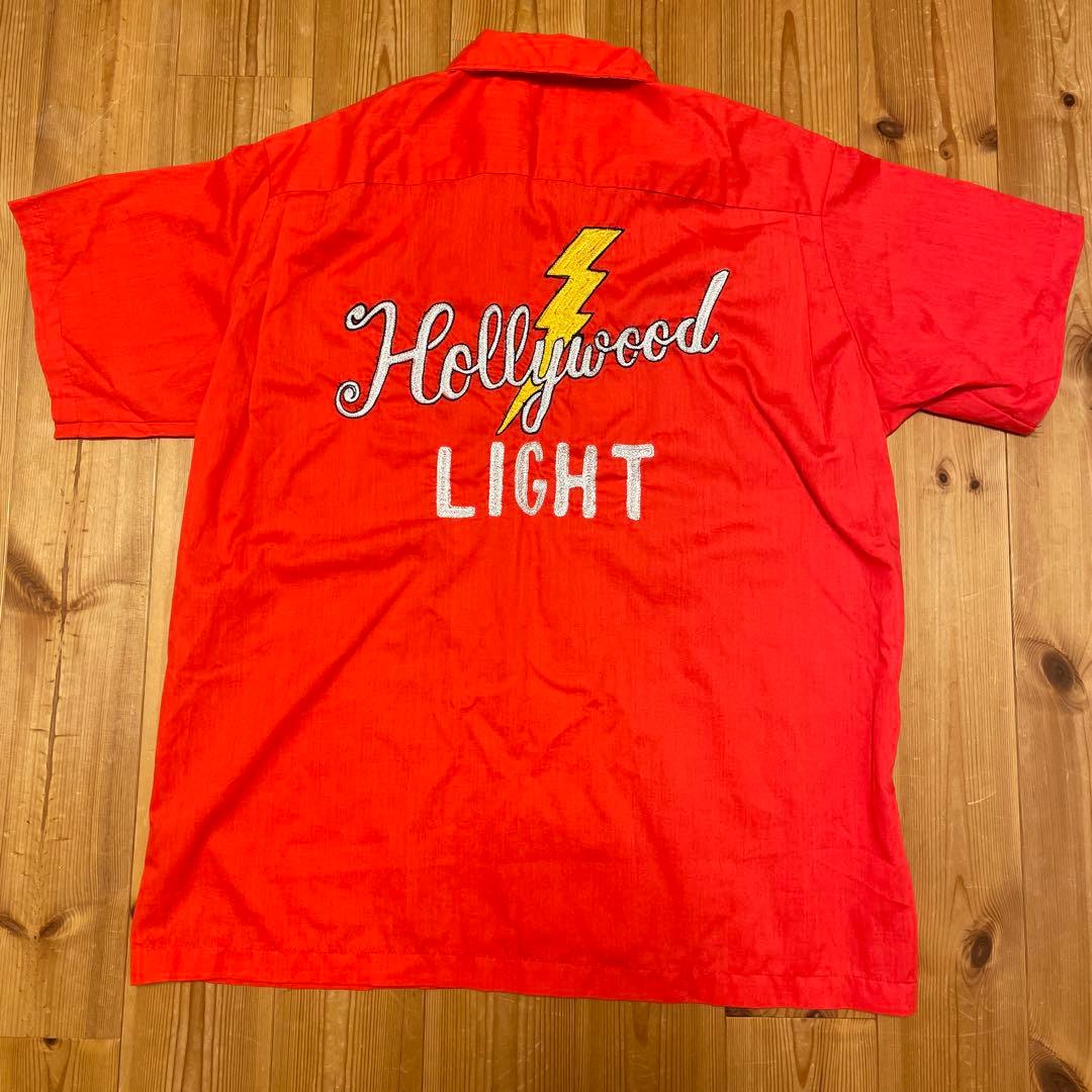 Hilton Marshall 刺繍入り赤シャツ 最 安値