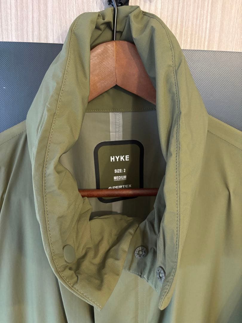 HYKE UA別注 PERTEX フィッシュテールパーカー - メルカリ