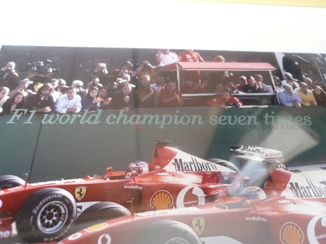 F1 シューマッハ・バリチェロ 直筆サイン入り写真（額装付） - メルカリ