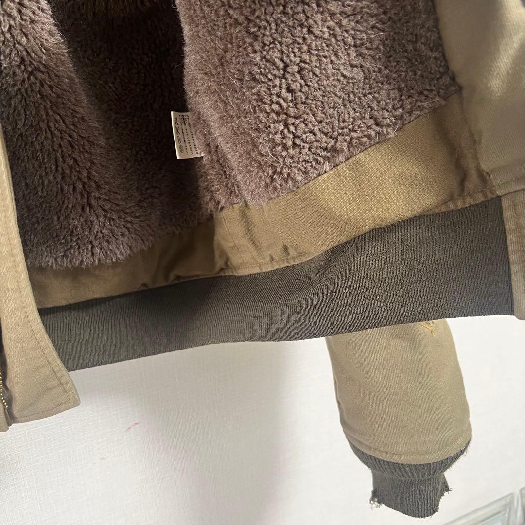 RADIALL フライトジャケット 襟ボア ブルゾン ミリタリー ワーク 裏起毛