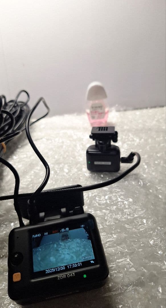 コムテック 小型 ドライブレコーダー ZDR-043 動作良好 美品